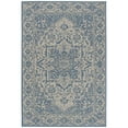 thumbnail image 3 of SAFAVIEH Beach House Orville Indoor/Outdoor Area Rug Cream/Blue, 5'3" x 7'6", 3 of 9