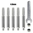 thumbnail image 6 of 6pcs/set Chain Saw Sharpeners Portable Chainsaw Sharpener 4/4.8/5.5mm Grinding Head For Hand Crank Chainsaw Chain Sharpening Jig, 5.5mm, Chainsaw Sharpening, Tool Kit, 6 of 8