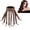 Brown, variant on Heatless Curls Overnight Set Jumbo Velvet Hair Curlers to Sleep In, Soft Heatless Curling Rods for Long & Short Hair, Satin Flexi Rods for Salon-Quality Blowout Look