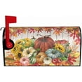 thumbnail image 2 of Fall Mailbox Covers Magnetic Standard Size Watercolor Pumpkin Sunflower Paple Leaf Autumn Thanksgiving Holiday Print Mail Wraps Post Letter Box Cover for Home Garden Outdoor Decor, 21 x 18 Inchs, 2 of 6