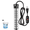 Black, variant on 1500W Immersion Water Heater Includes switch, Portable Bucket Heater for Camping Small Pool Home Bathtub Basin