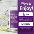 thumbnail image 2 of Dr. Berg Probiotic Liquid - Probiotic Drink Mix w/ 12 Live Probiotic Strains - Men Women & Kids - 500 ml, 2 of 8