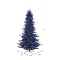 thumbnail image 3 of Vickerman 3' Navy Blue Fir Artificial Christmas Tree with 100 Blue Lights, 3 of 3