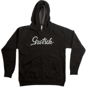 Gretsch Logo Hoodie, Charcoal Gray, Large