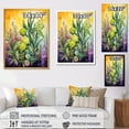 thumbnail image 4 of Designart "Delicate Aromatic Herbs I" Floral Framed Wall Art - Traditional Green Herbs Bedroom Framed Canvas Wall Art, 4 of 6