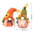thumbnail image 3 of Thanksgiving Shelf Decoration Autumn Gnome, Fall Maple Leaf Plush Gnome, Scandinavian Nordic Style Collectible Figurines Tired Tray Decor, 3 of 9