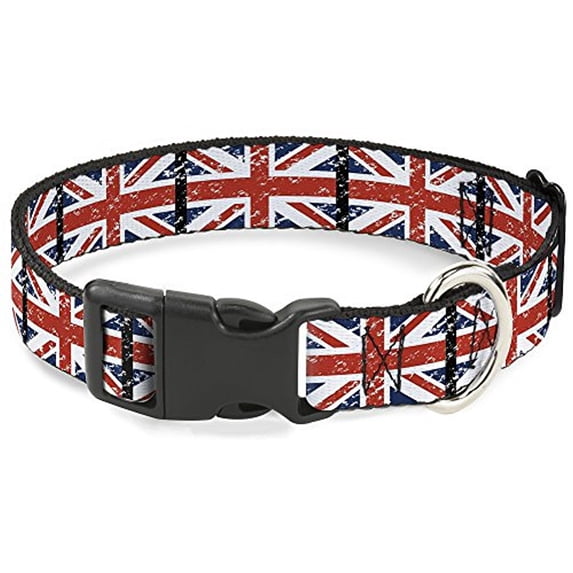 Buckle-Down BAC-W32102-NL Breakaway Cat Collar, 1 2" Wide - Fits 9-15" Neck - Large, United Kingdom