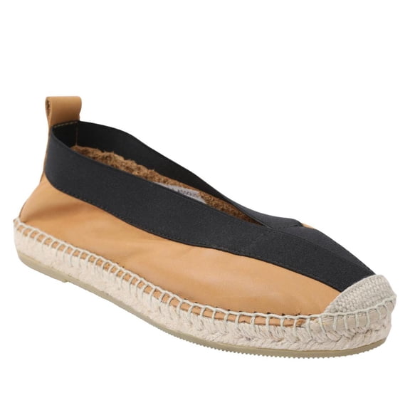 André Assous Lulu Handsewn Leather Espadrille Flat