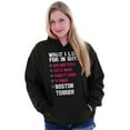 thumbnail image 3 of What Look In Guys Boston Terrier Dog Hoodie Sweatshirt Women Brisco Brands S, 3 of 6