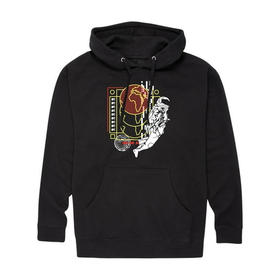 MTV - Moon Person Earth Repeated - Men's Fleece Pullover Hood