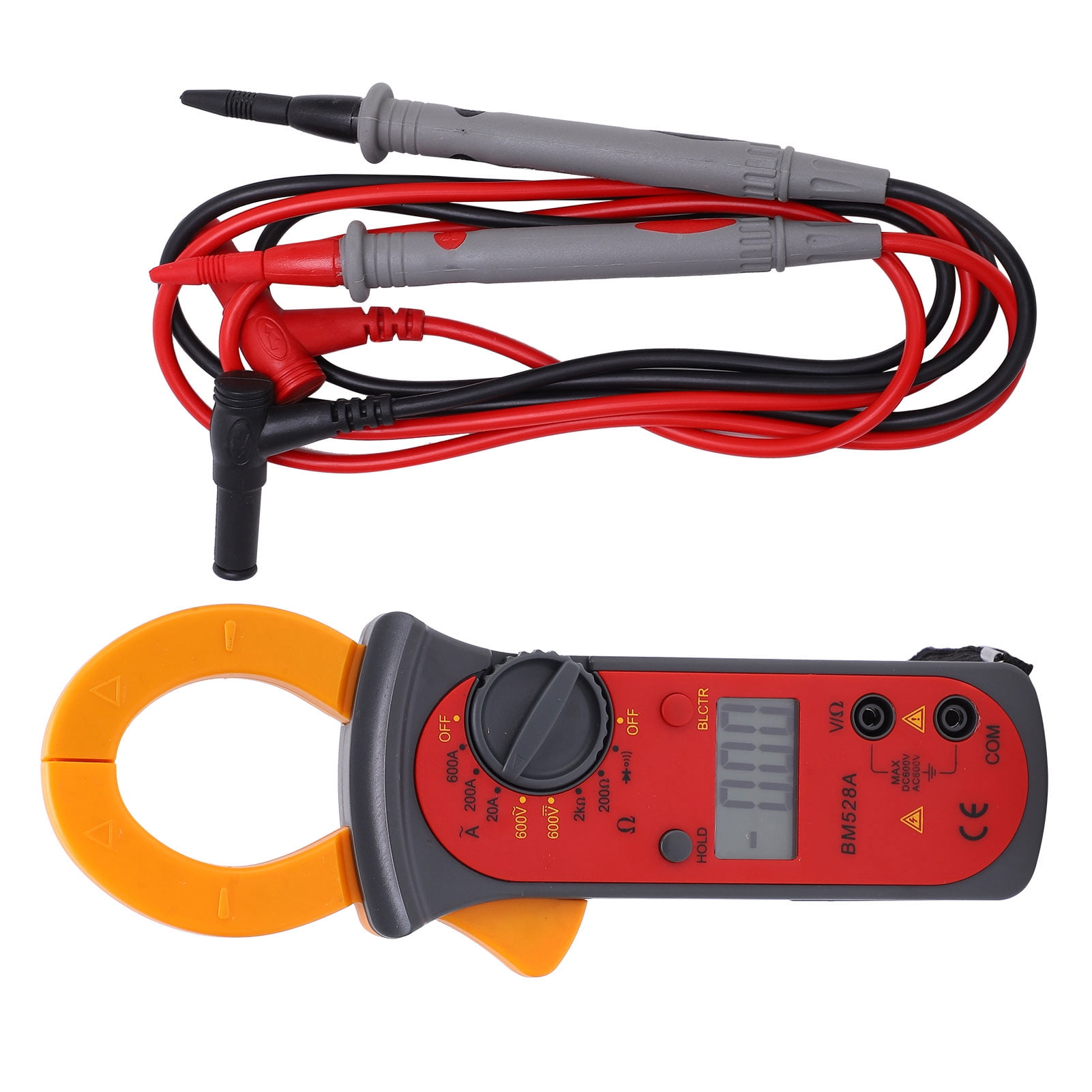 Clamp Ammeter, High Definition Voltage Current Meter Multimeter LCD