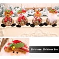 thumbnail image 3 of Wosthever Adorno de árbol de Navidad, colgante de decoración DIY, muñeca de dibujos animados, vacaciones, Año Nuevo, juguete, diseño de fiesta, Kits de decoración para fiestas tipo 4 Wosthever HA069736-04, 3 of 6