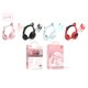 thumbnail image 5 of Auriculares Worallymy con Bluetooth 5,0, bonitos auriculares con orejas de gato, auriculares para juegos, auriculares inalámbricos con luz LED degradada, auriculares estéreo HIFI Worallymy JD735801974, 5 of 7