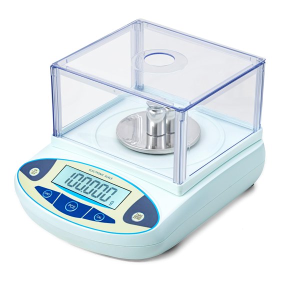 Balanza de laboratorio CXRCY 2000 g x 0,01 g con protector contra viento digital