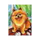 thumbnail image 3 of Bordado de diamantes de imitación perro feliz costura mosaico de cristal bordado de diamantes pintura animal punto de cruz Yuarrent JJ12411-00, 3 of 6
