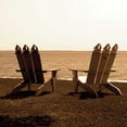 thumbnail image 2 of Alan Hausenflock 15x15 Gallery Wrapped Canvas Wall Art Titled - Adirondack Chairs Sq. I, 2 of 4