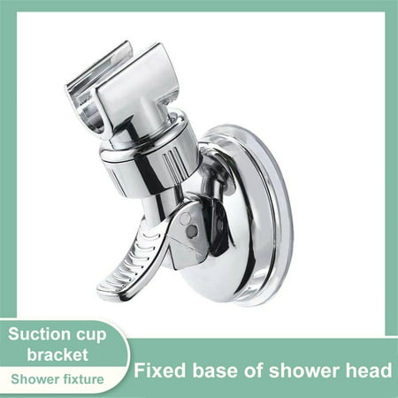

Eleonora 2PCS Shower Head Holder Adjustable Removable Shower Wall Holder Bracket Suction Cup Shower Head Bracket No Drilling for Home Hotel Bathroom