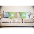 thumbnail image 2 of Betsy Drake Interiors Lake Wentworth, NH Nautical Map Noncorded Indoor/Outdoor Pillow 12x12, 2 of 2