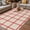 Red, variant on Yellow Buffalo Plaid Outdoor Rug for Patio/Deck/Porch, Non-Slip Large Area Rug 6 x 9 Ft, Red Lines Grid Pattern Vintage Indoor Outdoor Rugs Washable Area Rugs, Reversible Camping Rug Carpet Runner