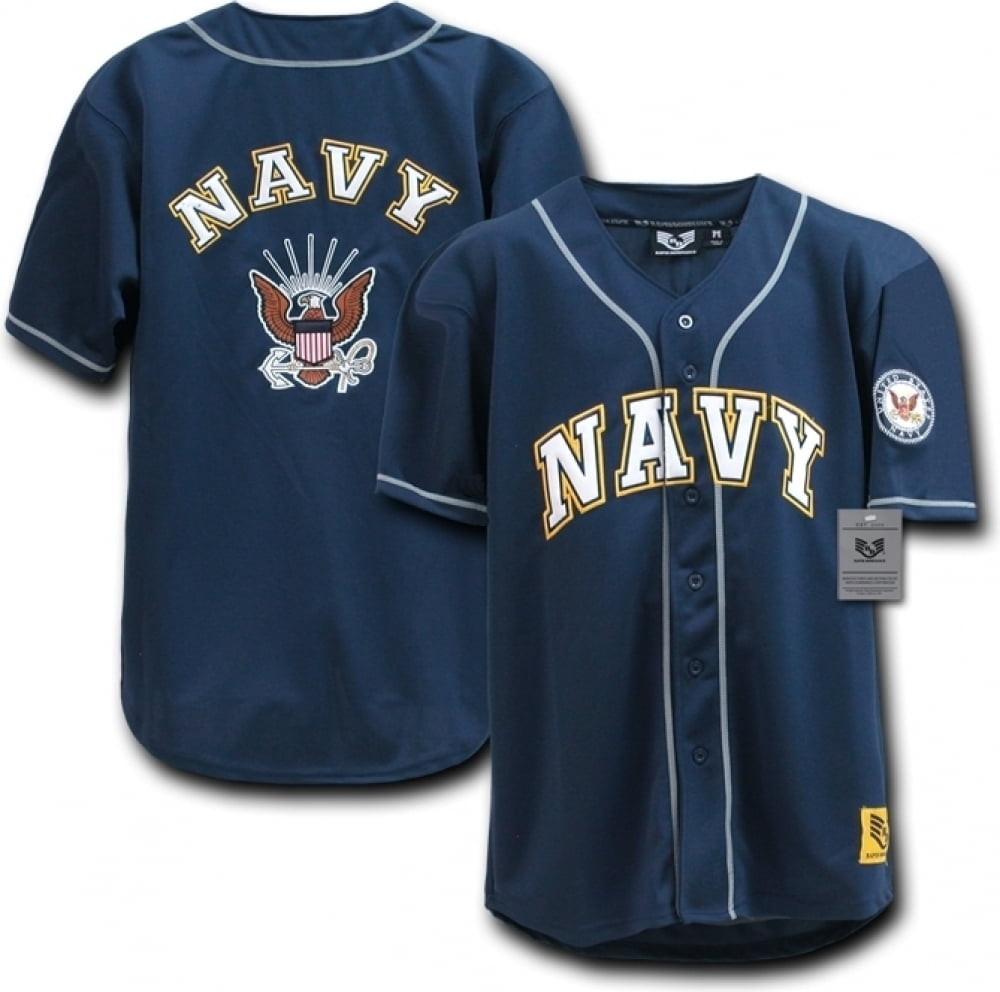 navy blue baseball jersey