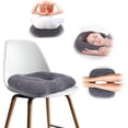 thumbnail image 4 of RoamReady Inflatable Donut Cushion for Sitting, Adjustable Donut Pillow, Gray, 17.7 x 15.4 in, 4 of 10