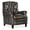 Gray, variant on Beaumont Lane Traditional Press Back Recliner in Green Leather