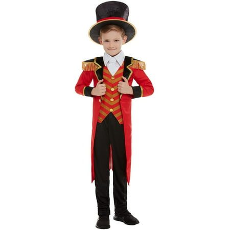 Boy's Vintage Circus Carnival Ringmaster Deluxe Costume