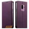 thumbnail image 1 of Funda Tipo Cartera de Cuero Sintético para Samsung Galaxy S9 Plus Bloqueo RFID, con Ranuras para Tarjetas y Bolsillo para Efectivo, Cierre Magnético Fuerte Morado, 1 of 6