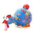 thumbnail image 4 of Figuras de pollo decorativas y creativas, estatuas de pollo para del hogar y el patio trasero azul, 4 of 8