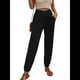 thumbnail image 1 of Pantalones Deportivos de Yoga para Mujer, Holgados, Tipo Harén, para Hacer Ejercicio, Informales, Cómodos, con Bolsillos Negro XL, 1 of 7
