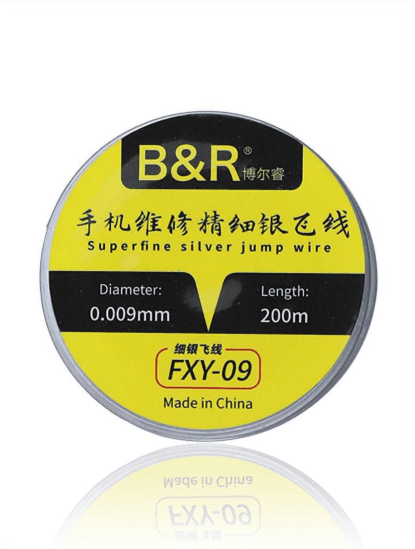 Replacement 0.009mm*200m B&R Superfine Silver Jumper Wire