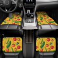 thumbnail image 7 of Naloa Colorful Vegetables Car Foot Mat Set of 4 Pieces - Universal Floor Liner Neoprene Full Set Floor Mats for Cars Trucks SUV, 7 of 7