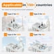 thumbnail image 2 of Adaptador de viaje TESSAN universal con 5 puertos USB (3 USB C), 2 of 7