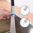 thumbnail image 4 of Black Kitchen Faucet, Flexible Kitchen Faucet With 2 Spray Modes, 360 Rotatable Kitchen Mixer, Kitchen Sink Faucet With Water Saver, 4 of 5