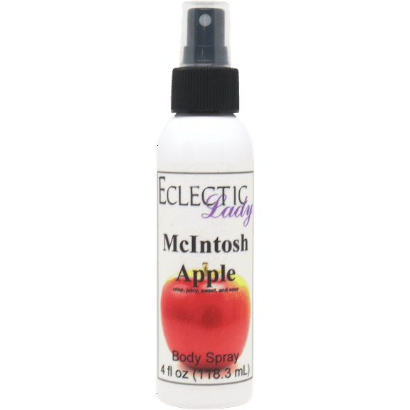 McIntosh Apple Body Spray, Eclectic Lady, Hydrating Mist, Unisex, 16 oz