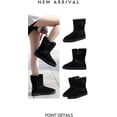 thumbnail image 6 of Yazi Snow Boots Womens Camille Faux Fur Lined Suede Boot Waterproof Faux Suede Boots, 6 of 9