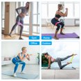 thumbnail image 4 of Uxcell Resistance Bands Set, 3 Pack Elastic Workout Bands with 3 Resistance Levels, Blue Green Yellow, 4 of 6