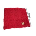 thumbnail image 2 of Funda de cuello grueso tejida de lana cálida para otoño e invierno para niños, 2 of 5