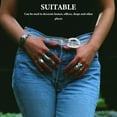 thumbnail image 2 of Shisuyan No Show Invisible Elastic Belt Fashionable Versatility 1Set 39.8x2x1in, 2 of 8