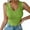 Green, variant on Tiqkatyck Tank Tops for Women Trendy Womens Casual Slim Fit V Neck Ribbed Knit Tanks Tops Sleeveless T Shirts Sleeveless Shirt Slim Fit Casual Basic Top Summer Tops for Women Beige L
