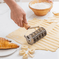 thumbnail image 6 of Stainless Steel Noodle Bread Flour Italian Pastry Cookies Wheel Tortilla Mold Manual Slicer Pizza, 6 of 7