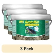 (3 pack) Tetra ReptoMin Floating Food Sticks for Aquatic Turtles, Newts and Frogs, 1.43 lbs.