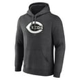 thumbnail image 2 of Men's Charcoal Cincinnati Reds Monochrome Pullover Hoodie, 2 of 3
