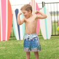 thumbnail image 4 of FORMRS Boys Swim Trunks Quick Dry Mesh Liner Boardshorts Sizes XS-XL, Seaside Door, 4 of 7
