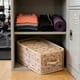 thumbnail image 5 of Caja de Almacenamiento de Ropa Plegable con Estampado de Ardillas | Organizador de Tela de Gran Capacidad de 40 X 30 X 25 Cm | Tapa Anticenizas con Paneles Reforzados Resistentes | Contenedor para Gu, 5 of 6