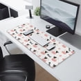 thumbnail image 2 of Long Mouse Pads for Desk,White Cow Moo Pattern Desk Mats on Top Of Desks, Desk Mouse Pad Extra Large with 3mm Non-Slip Base and Stitched Edge for Gaming,Office,Work,Home 31.5"x11.8", 2 of 6