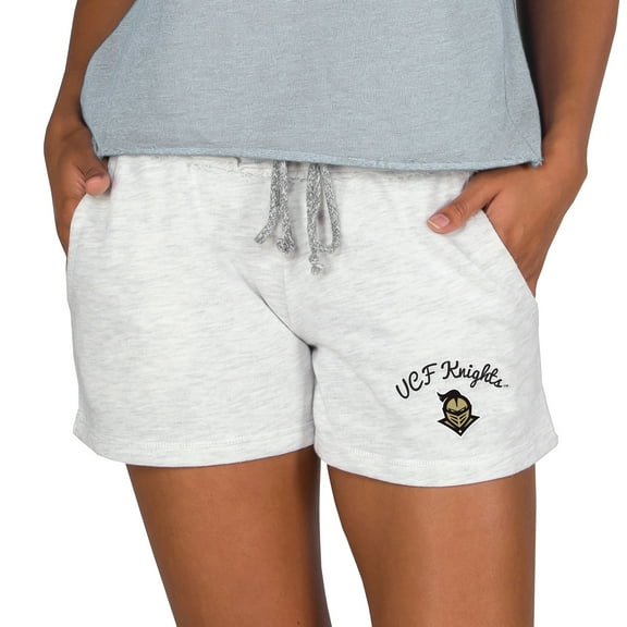 Women's Concepts Sport Ash UCF Knights Mainstream French Terry Tri-Blend Shorts
