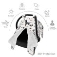 thumbnail image 3 of Car Seat Cover Baby, funny Cute Dog Dalmatian Baby Car Seat Cover for Baby Boys Girls Newborn , Infant Car Seat Canopy Cover Nursing Breastfeeding Cover Warm Blanket, 3 of 7