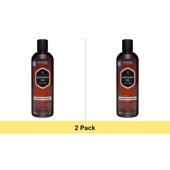 Hask Coconut Oil Nourishing Conditioner, 12 fl oz - 2 Pack