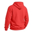 thumbnail image 3 of qafoshin Men's Letter-Print Athletic Hoodie, Fall Classic Long-Sleeve Drawstring Hooded Graphic Sweatshirt, 3 of 6
